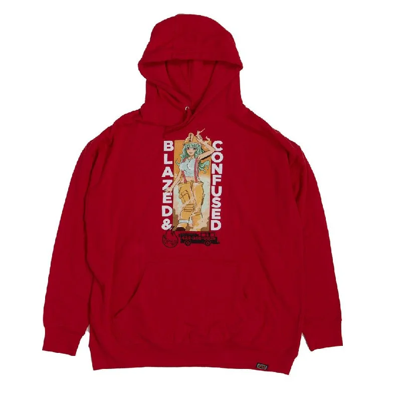 Blazed and Confused Red Hoodie