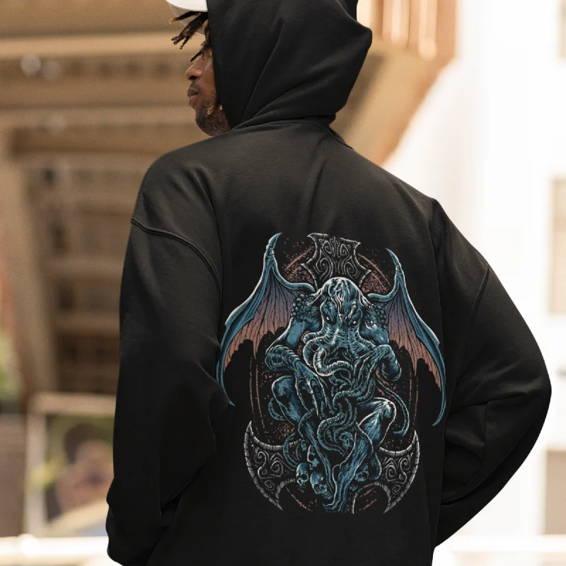 CTHULHU Monster - Premium Unisex Hoodie (Design on Back)