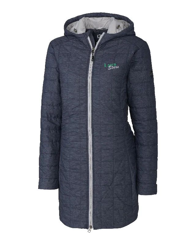 Cutter & Buck Rainier PrimaLoft Ladies Eco Insulated Hooded Long Coat