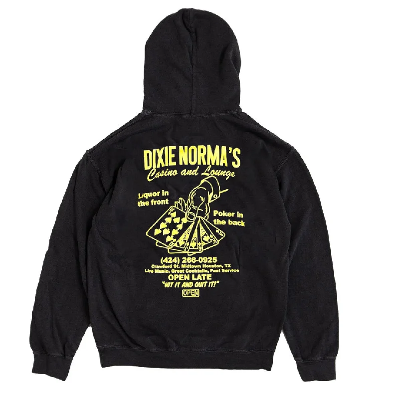 Dixie Norma's Hoodie Pigment Dye Black