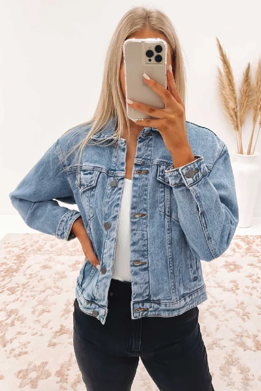 Finley Denim Jacket Light Blue