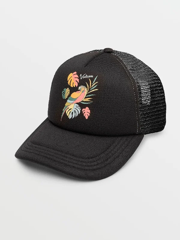 Into Paradise Hat - Vintage Black