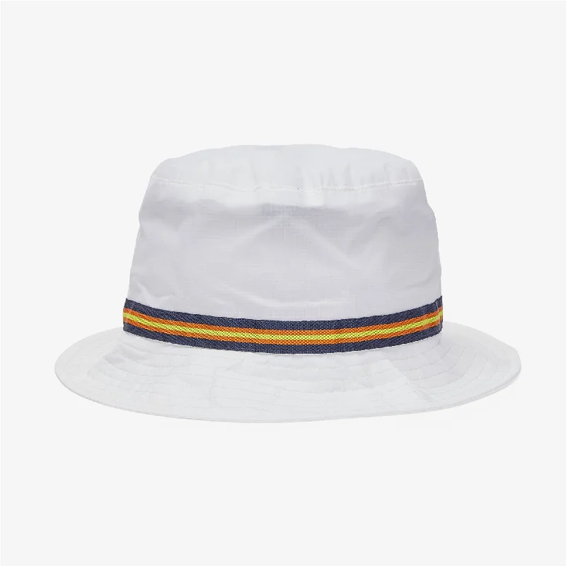 Pascal Tape - Packable Ripstop Hat in White