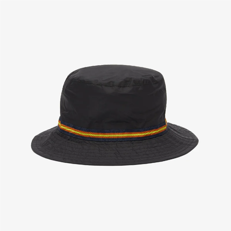 Pascal Tape - Packable Ripstop Hat in Black Pure