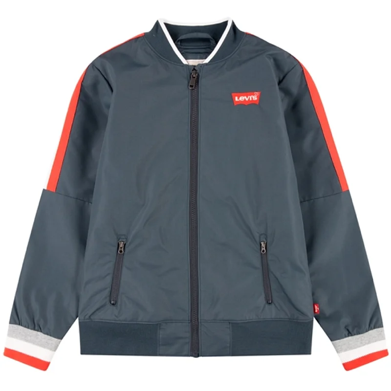 Levi's Tape Detailed Bomber Jacket Grey