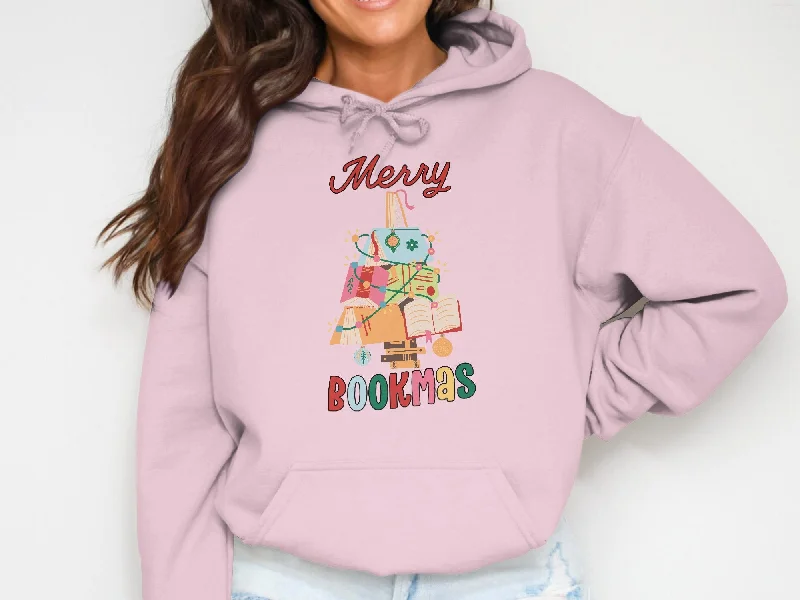 Merry Bookmas Cotton Hoodie