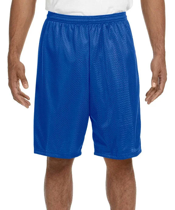 N5296 - A4 Adult Tricot Mesh Shorts | Royal