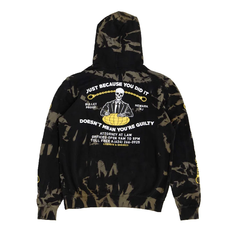 Not Guilty Hoodie Black Tie Dye