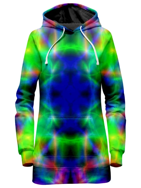 Nuclear Melt Tie-Dye Hoodie Dress