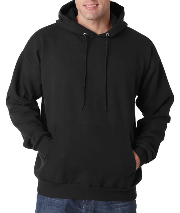 P170 - Hanes Adult ComfortBlend® EcoSmart® Hooded Pullover | Black