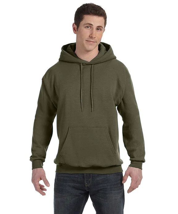 P170 - Hanes Adult ComfortBlend® EcoSmart® Hooded Pullover | Fatigue Green