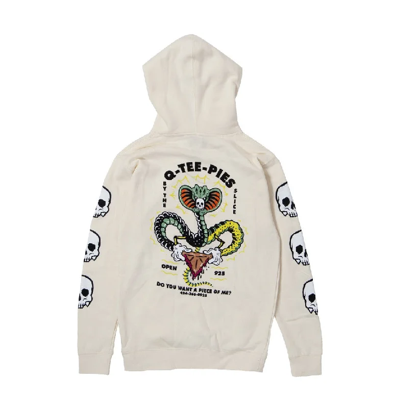 Q- Tee Pies Hoodie Natural