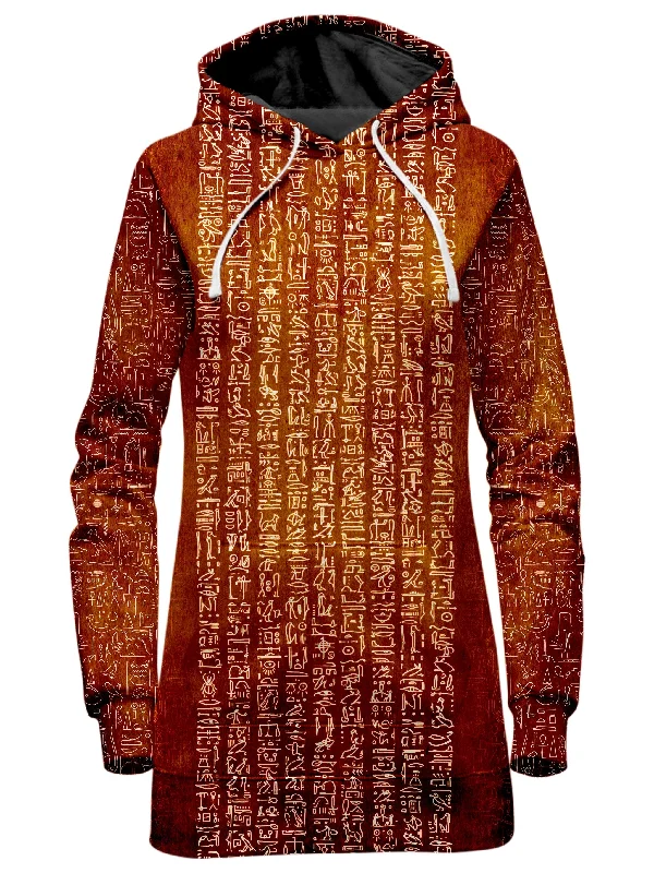 Time Warp Hieroglyph Hoodie Dress