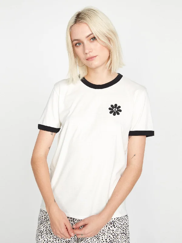 Truly Ringer Short Sleeve Tee - Star White