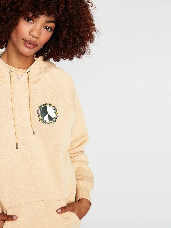 Truly Stoked Boyfriend Hoodie - Hazelnut