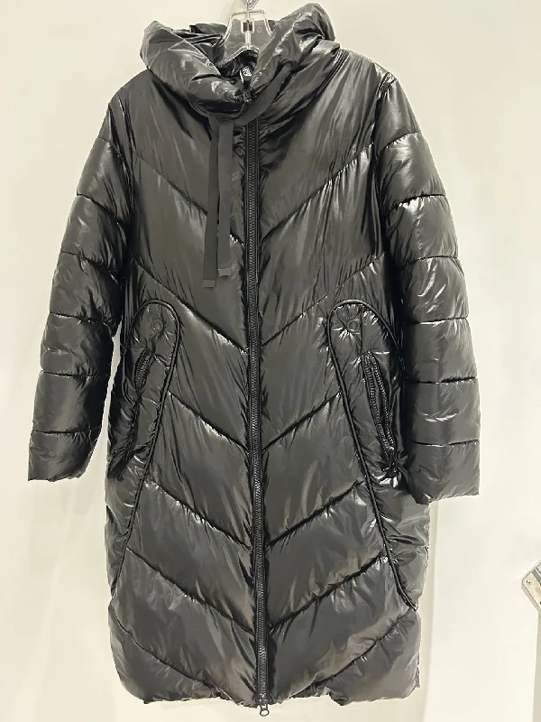 Long hooded Puffy Coat