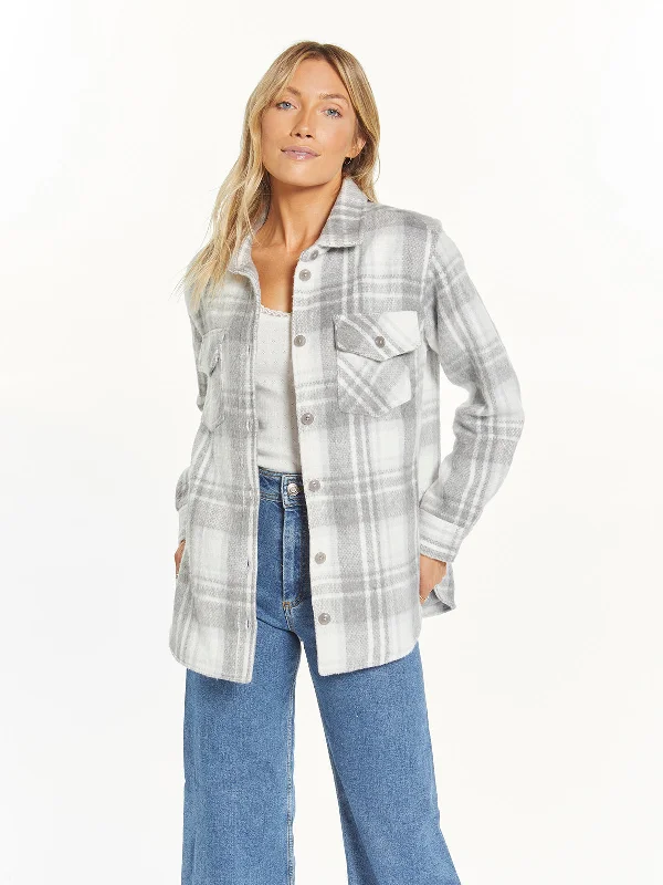 LIGHT GREY PLAID