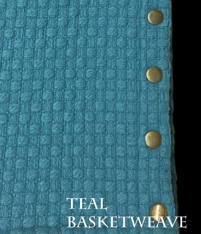 Teal Basketweave