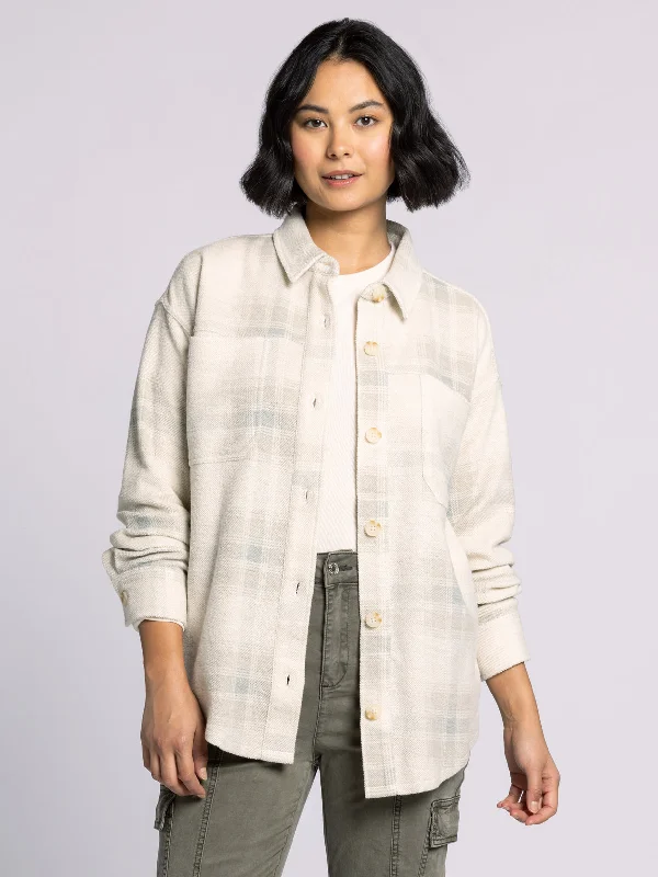 SEAGRASS GRAY PLAID