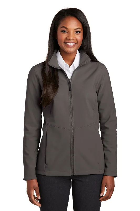 Port Authority Womens Collective Wind & Water Resistant Full Zip Jacket - Graphite Grey