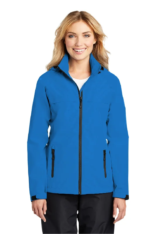 Port Authority Womens Torrent Waterproof Full Zip Hooded Jacket - Direct Blue