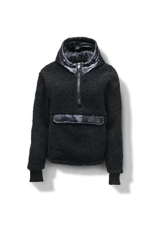 Roche Women's Hybrid Berber Pullover Hoodie