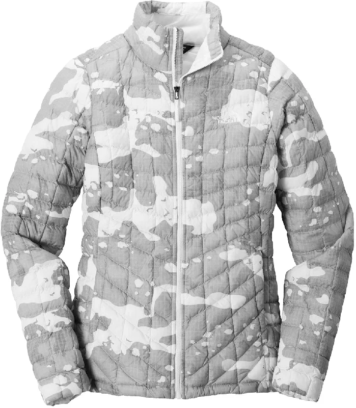 TNF White Woodchip Print