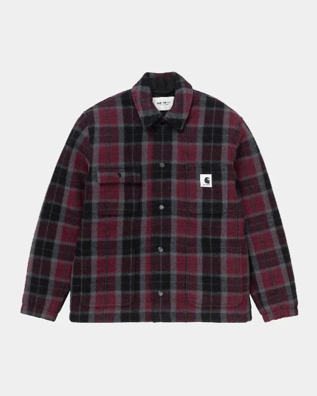 Women's Blaine Check Jacket | Wine