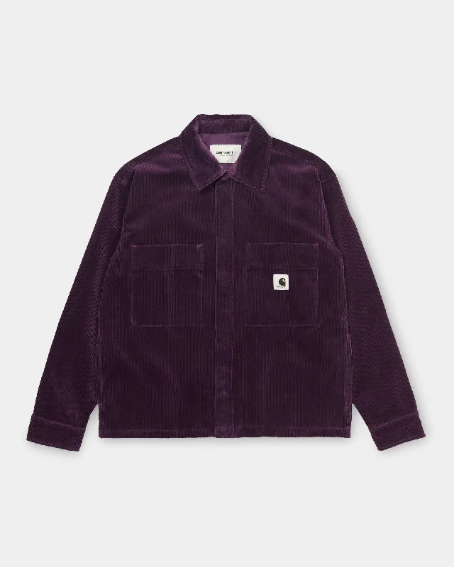 Foya Shirt Jacket | Boysenberry