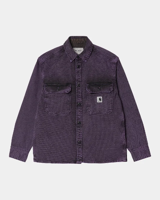 Women's Reno Shirt Jacket | Dark Iris (crater wash)