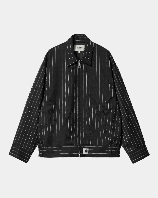 Women’s Seaton Stripe Jacket | Black / Wax