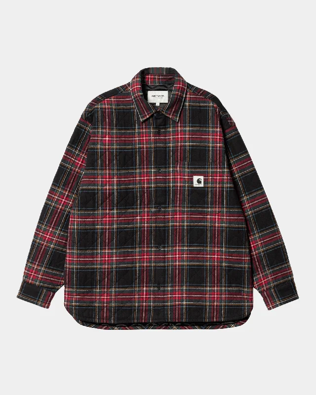 Women's Wiles Check Shirt Jacket | Black