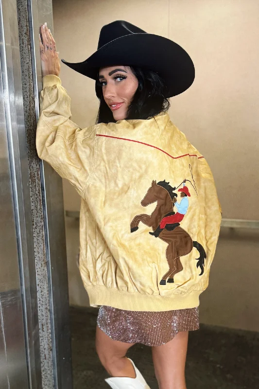 Western Rodeo Bomber Jacket