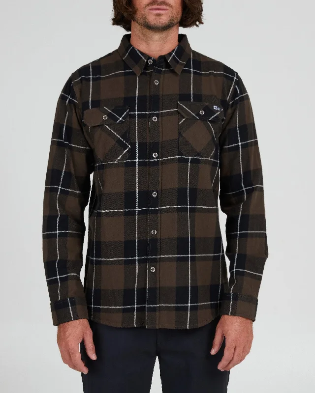 First Light Flannel - Black/Brown