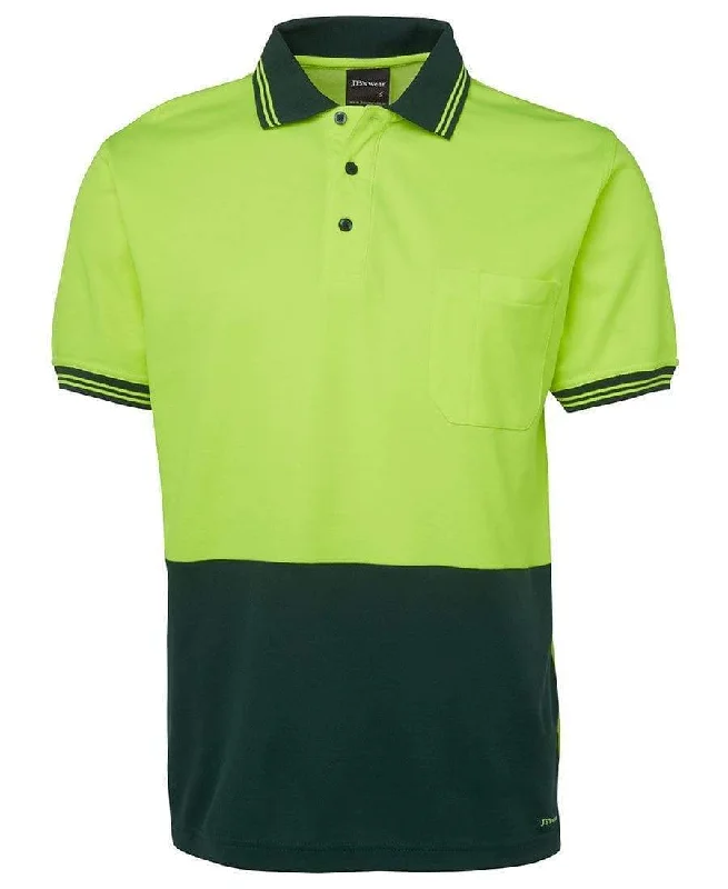 JB'S Hi-Vis Short Sleeve Cotton Back Polo 6HPS