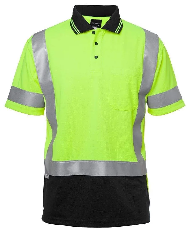 JB'S Hi-Vis Short Sleeve H Pattern Trad Polo 6DHS