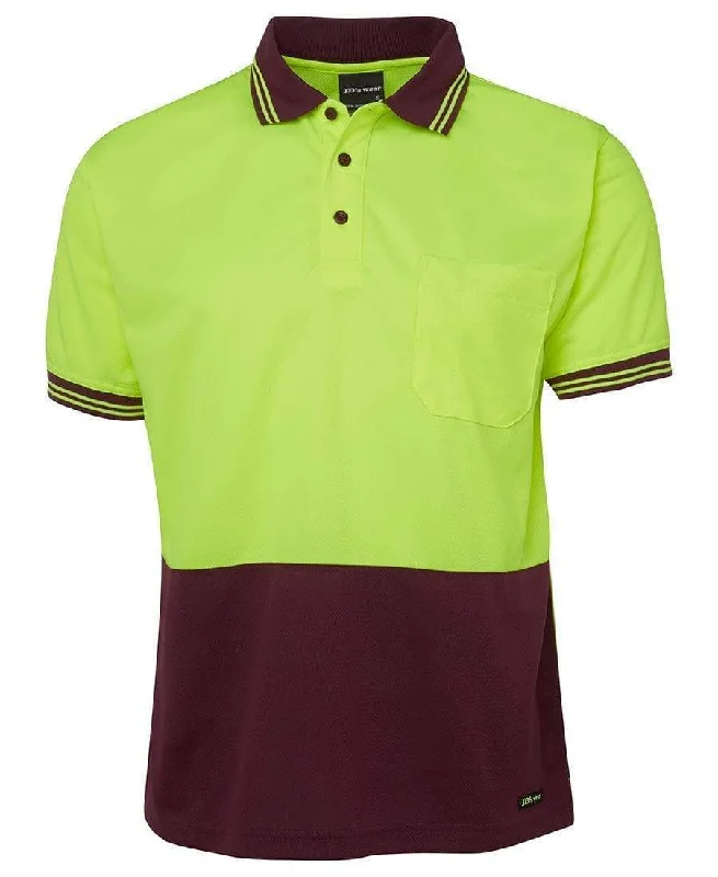 Lime/Maroon