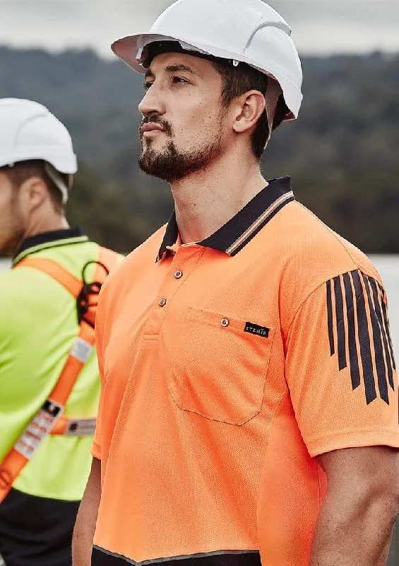 SYZMIK Men's Hi Vis Flux Polo ZH315