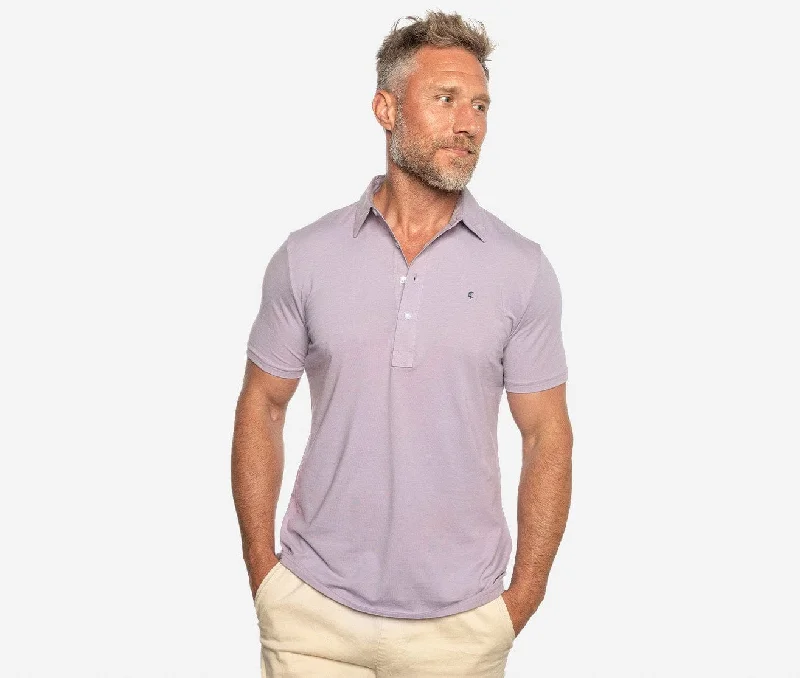 Slim Fit Top-Shelf Range Polo - Dusty Lavender