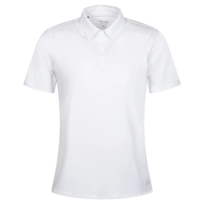 Womens Caddy Polo White - AW24